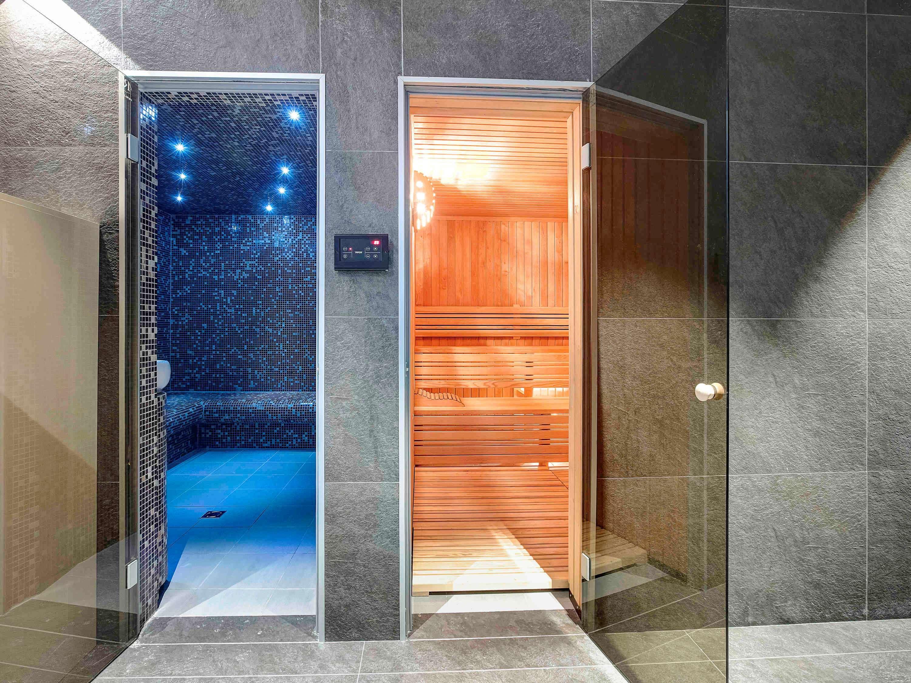 美憬阁水疗度假村-塞拉耶佛塔尔琴森林 Tarcin 外观 照片 A modern Finnish sauna
